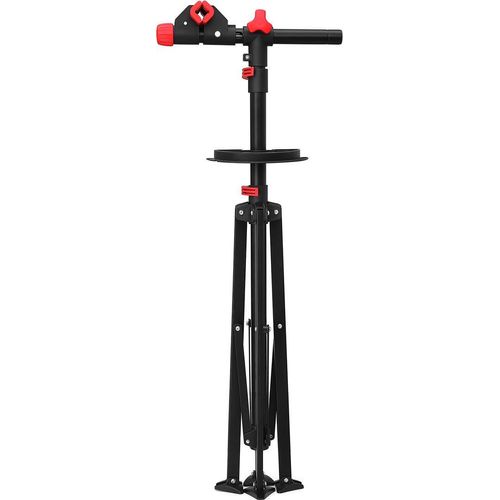 Fahrradreparaturständer schwarz-rot