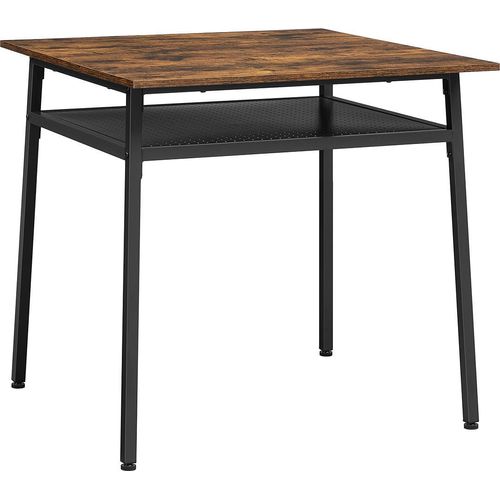 Industriell gestalteter Esstisch fürs Büro