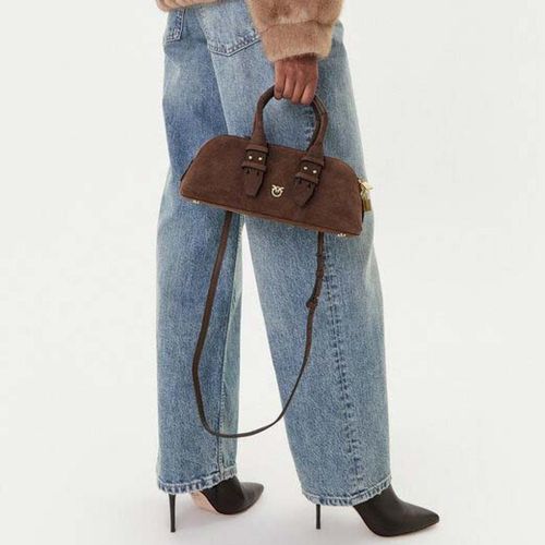 PINKO BOWLING BAG BAGUETTE SU Brown