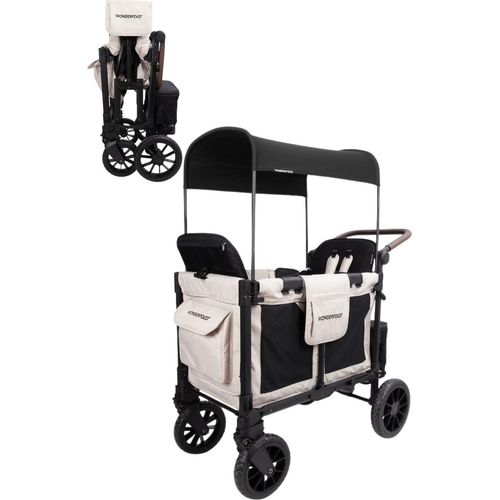 Wonderfold W2 Luxe Pro KinderVan für 2 Kinder, Wonderfold:Sandy Beach