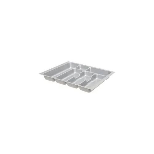 Besteckeinsatz OPTIFIT, grau, B:43,4cm H:5cm T:36,8cm, Schubladeneinsätze, Besteckeinsatz, Breite 50 cm, passend für Schubkästen der Serien Odense und Leer