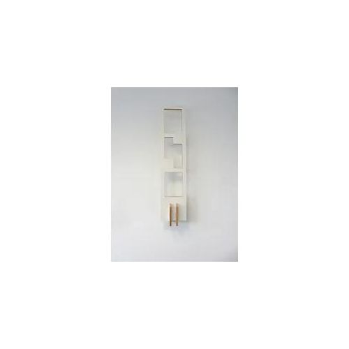 Bücherregal TOJO "Tojo-lesestoff", weiß, B:25cm H:105cm T:12,9cm, MDF, Regale, Bücherregal, modernes Wandregal in nur 25 cm Breite