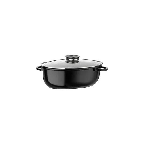 Bräter GSW "Cermica Induktion", schwarz, B:27cm L:42cm, Töpfe, Induktion