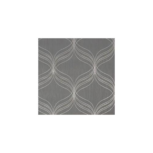 Vliestapete BOUTIQUE "Boutique - Vliestapete Optical Geo Grey - 10mx52cm", grau, B:0,52m L:10m, Vlies, Tapeten, Boutique - Vliestapete Optical Geo Grey - 10mx52cm