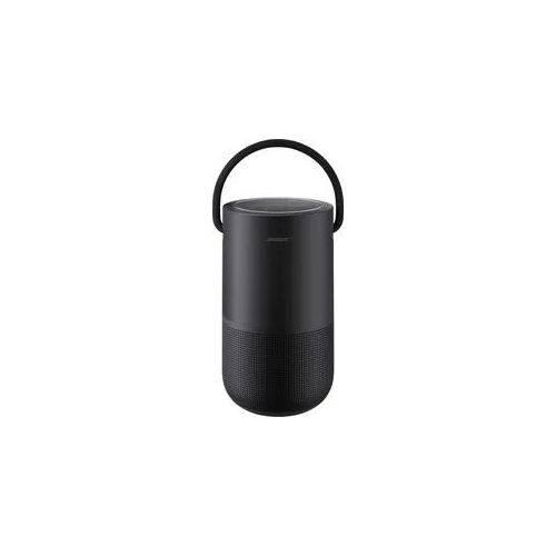 BOSE Bluetooth-Lautsprecher "Portable Home Speaker", schwarz, B:11,9cm H:19,15cm T:10,4cm, Lautsprecher, AirPlay 2, wasserabweisend, kraftvoller 360-Klang, Multiroom