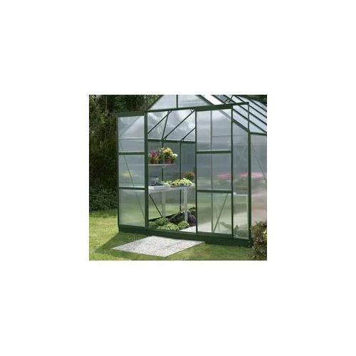 Schiebetür VITAVIA, grün (türerweiterung mer o. glas, smaragd), B:60cm, Aluminium, Türen, Für alle Merkur-Gewächshäuser mit Hohlkammer-Verglasung