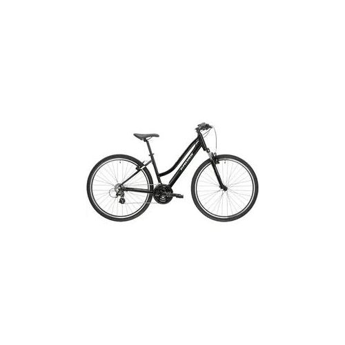 Crossrad KROSS "KROSS Crossbike Evado 2.0 28" schwarz 21 Gänge" Gr. 38, schwarz (schwarz, schwarz), Fahrräder, Damen, 38cm, 28 Zoll (71,12cm) hinten: 28 Zoll (71,12cm)
