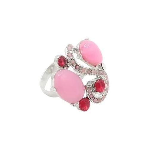 Fingerring "Sissi", pink, COLLEZIONE ALESSANDRO, Fingerringe, Damen, Messing, Fingerring