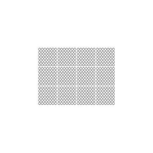 Fliesenaufkleber QUEENCE "Muster", grau, B:15cm H:15cm T:0,1cm, Fliesenaufkleber, Stickerfliesen, selbstklebend, Sticker, 12er Set