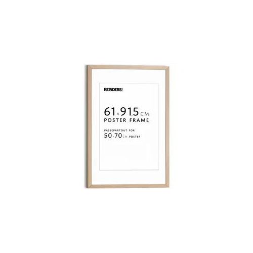 Bilderrahmen REINDERS "Bilderrahmen Poster 61x91,5 oder 50x70", buche, B:64,5cm H:95cm T:2cm, Bilderrahmen, Bilderrahmen, Wohnzimmer - Buche - MDF - 64,5x95 cm