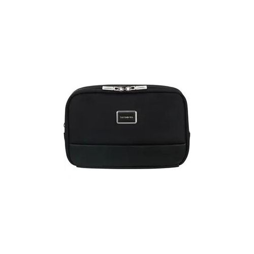 Kulturbeutel SAMSONITE "IMAGE Toilet Kit", Gr. B/H/T: 22cm x 14cm x 9cm, schwarz, Nylon, Polyurethan, Taschen Kulturbeutel, Kulturtasche Wash Bag Nassfach