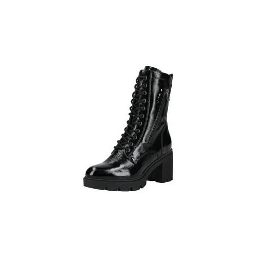 High-Heel-Stiefelette NERO GIARDINI "Nero Giardini Stiefelette Leder", Damen, Gr. 38, schwarz, Leder, Schuhe