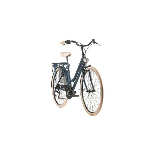 Hollandrad HOLLANDIA "Hollandrad 28'' Moves 6 Gänge RH 50 cm" Gr. 50, blau, blau, Fahrräder, Damen, 50cm, 28 Zoll (71,12cm) hinten: 28 Zoll (71,12cm)