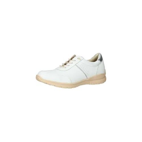 Sneaker HUSH PUPPIES "Hush Puppies Sneaker Leder", Damen, Gr. 37, weiß, Leder, Schuhe Sneaker