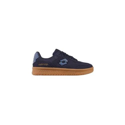 Sneaker LOTTO, Damen, Gr. 37, blau (navy, midblau), Synthetik, mehrfarbig, Schuhe Sneaker, - aus tierfreiem Velours