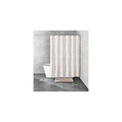 Duschvorhang KLEINE WOLKE "Linja", seide, B:180cm H:200cm, Polyethylen-Vinylacetat (PEVA), Duschvorhänge