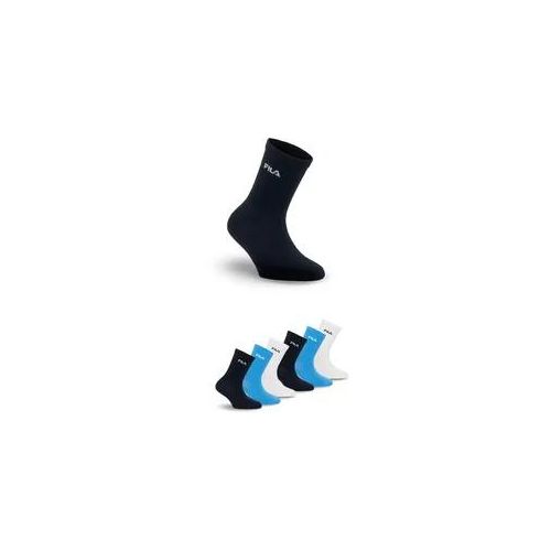 Socken FILA, Damen, Gr. 31-34, ocean, Baumwollmischung, Socken Socken, breites Rippenbündchen, Cotton-Mix, Unisex