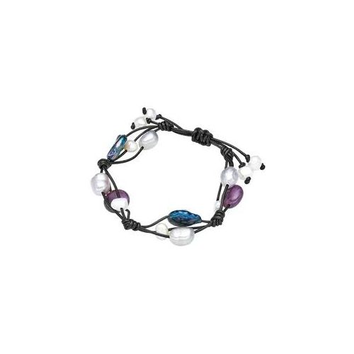 Lederarmband VALERO PEARLS 