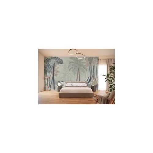 Fototapete KOMAR "Vlies Fototapete - Flora Glaucus - Größe 400 x 250 cm", blau, B:400m H:250m, Vlies, Tapeten