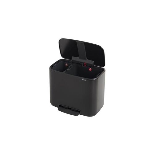 brabantia Bo Brabantia 11L + 23L Bo Pedal Bin - Matt Black
