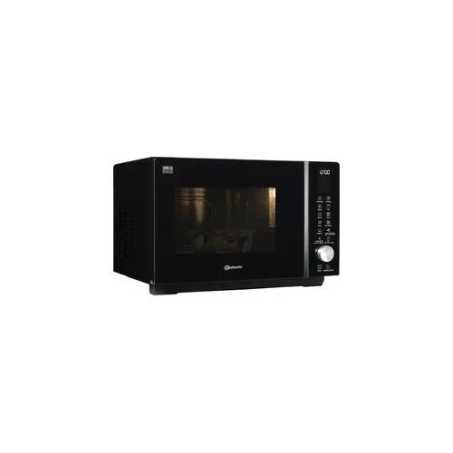 BAUKNECHT Mikrowelle "MF 255 B", schwarz, B:49cm H:32,5cm T:46,8cm, Mikrowellen, intelligente Technologie ohne Drehteller, Mikrowelle
