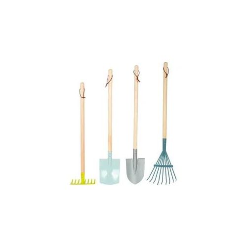 Kinder-Gartenset SMALL FOOT "Gartenwerkzeug-Set", bunt, Spielwerkzeug, KinderB:68cm H:4,5cm L:12,5cm, B:68cm H:4,5cm L:12,5cm