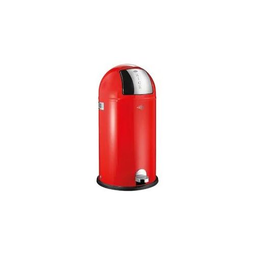 Mülleimer WESCO "Kickboy", rot, B:40cm H:75,5cm T:40cm, Stahlblech, Mülleimer, Mülleimer, Abfallsammler, 40 Liter