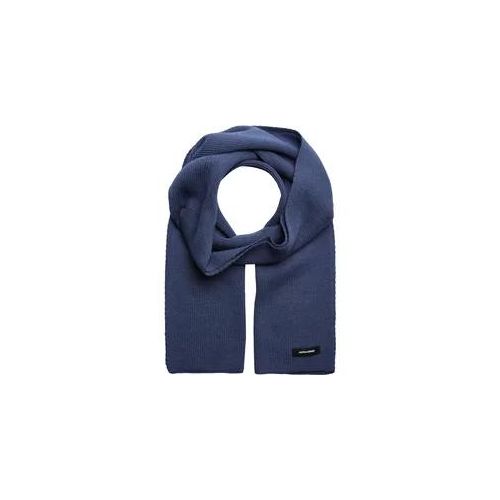 Strickschal JACK & JONES "JACDNA KNIT SCARF NOOS", Herren, blau (navy blazer), Strick, Kunstfaser, unifarben, Modetücher