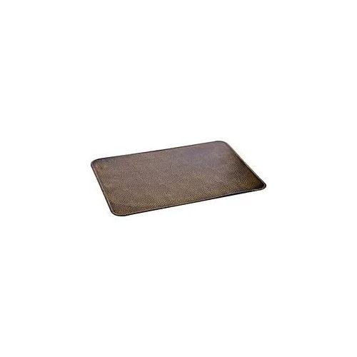 Bodenschutzplatte FIREFIX, grau (messingfarben), B:79,5cm H:0,5mm L:60cm, Blech, Bodenschutzplatten
