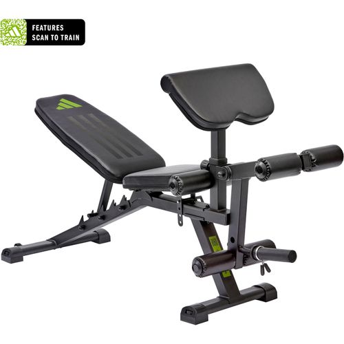 Trainingsbank ADIDAS PERFORMANCE "Trainingsbank mit Curlpult und Beincurler", schwarz, Trainingsbänke, Trainingsbank