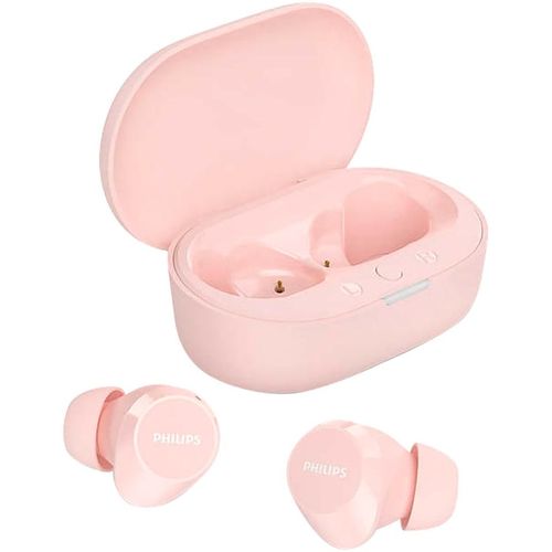 PHILIPS wireless In-Ear-Kopfhörer "TAT1209", rosa, B:2,23cm H:2,52cm T:3,59cm, Kopfhörer, wireless In-Ear-Kopfhörer