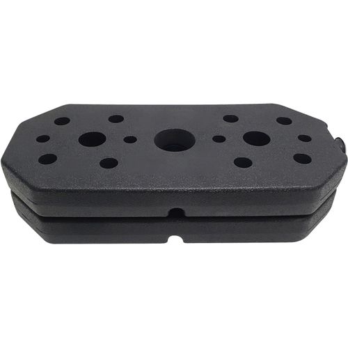 Gewichteplatten CHRISTOPEIT SPORT, schwarz, Hantelscheiben, 11,2 kg, Gewichteplatten, Topseller