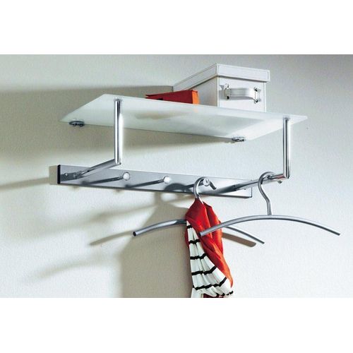 Garderobe INOSIGN, grau (alufarben), Metall, Garderobenpaneele, Garderobe