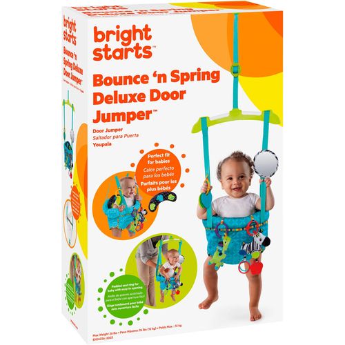 Türhopser BRIGHT STARTS "Bounce 'n Spring Deluxe Door Jumper™", Baby, bunt, Hüpfspielzeug Türhopser, Topseller