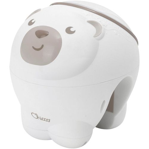 Nachtlicht CHICCO "Projektor Eisbär, beige", Baby, Gr. H: 20,4cm, beige, Leuchten Nachtlicht, mit Projektor und Soundfunktion