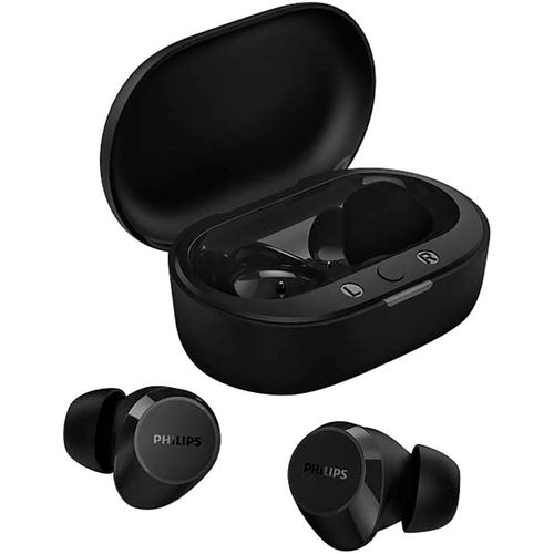PHILIPS wireless In-Ear-Kopfhörer "TAT1209", schwarz, B:2,23cm H:2,52cm T:3,59cm, Kopfhörer, wireless In-Ear-Kopfhörer