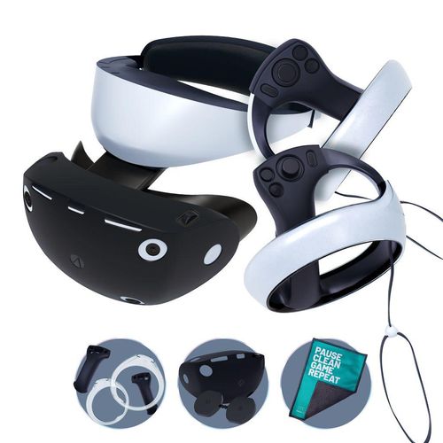 STEALTH Virtual-Reality-Brille "Comfort Play & Protect Kit für PS VR2", weiß, VR-Brillen, Virtual-Reality-Brille