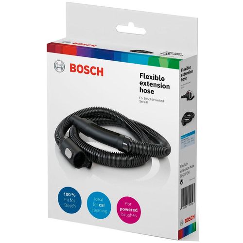 BOSCH flexibler Schlauch "BHZUFEHN", schwarz, B:4,5cm H:8,6cm T:136,5cm, Haushaltsgeräteschläuche, flexibler Verlängerungsschlauch, flexibler Schlauch