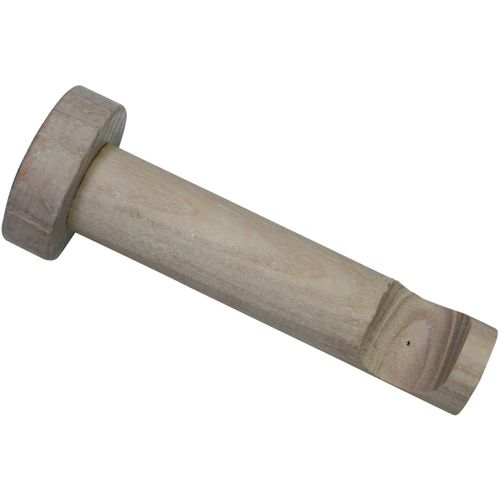 Auflageträger "Träger offen für Ø 25 mm", braun (esche geölt), SCHÖNER WOHNEN-KOLLEKTION, Gardinenstangenhalterungen, Auflageträger, Serie Gardinenstangen Set Mira Ø 25 mm