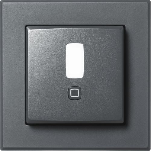 HOMEMATIC IP Bewegungsmelder "Bewegungsmelder für 55er Rahmen - innen (156242A0)", grau (anthrazit), H:5cm, Sensoren, Bewegungsmelder