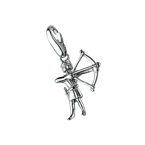 Charm Sternzeichen "Charm Sternzeichen Schütze, Silber 925", silber, GIORGIO MARTELLO MILANO, Charms, Damen, Silber 925 (Sterlingsilber), Charm Sternzeichen