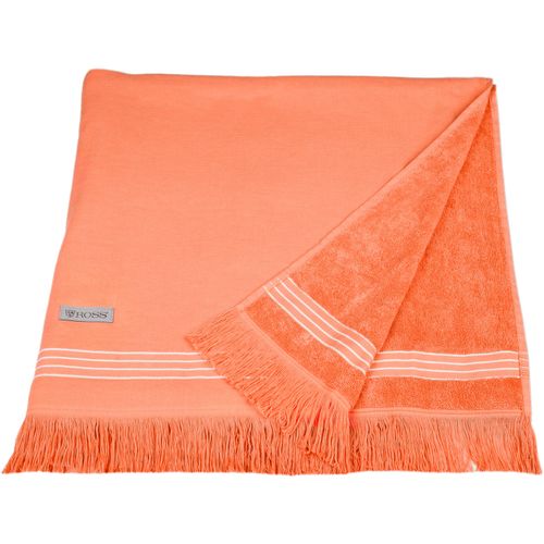 Hamamtuch ROSS "Hamam", orange, B:90cm L:180cm, Hamam Frottier, Hamam Frottier, Handtücher, Hamamtuch, idealer Begleiter für Strand, Sauna oder Wellnessbereich