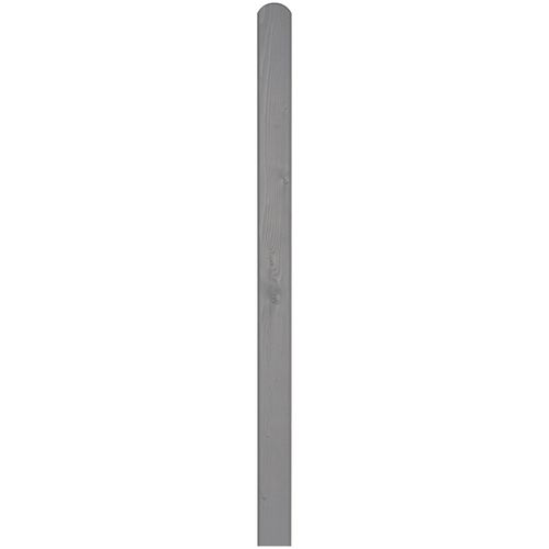 Zaunpfosten BM MASSIVHOLZ, grau, B:9cm H:150cm T:9cm, Holzwerkstoff, Zaunpfosten, Zaunpfosten, Fichte, 9x9x150 cm