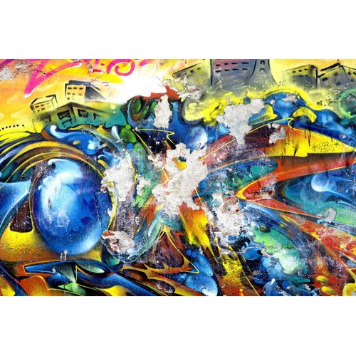 Acrylglasbild QUEENCE "Kunstwerk", bunt (farbe bild(er): bunt), B:90cm H:60cm T:2,4cm, Bilder, Acrylglasbild, Fine Art-Print in Galeriequalität