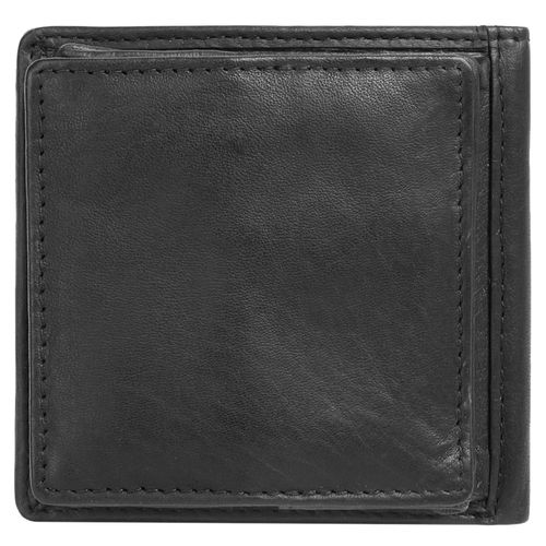 Geldbörse BODENSCHATZ, Damen, schwarz, Leder, glänzend, Kleinlederwaren Geldbörse, echt Leder