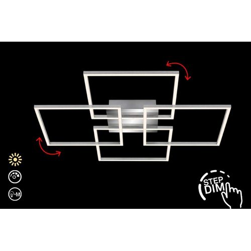 BRILONER LEUCHTEN LED Deckenleuchte "FRAME", weiß, neutral, Leuchten, LED Deckenleuchte