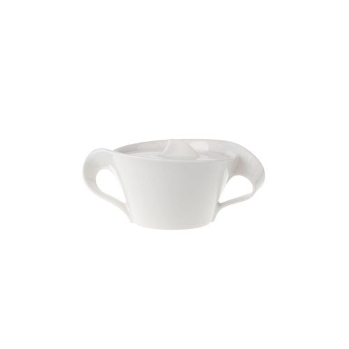 Zuckerstreuer VILLEROY & BOCH "Zuckerdose NewWave 260 ml weiß", weiß, Zuckerstreuer, Zuckerstreuer