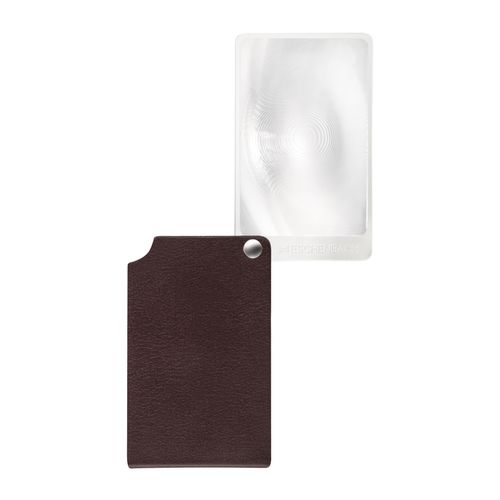 ESCHENBACH OPTIK Einschlaglupe "visoPOCKET", rot, B:7,4cm H:4,8cm, Lupen, Hochwertige Lupe im Taschenformat, Einschlaglupe