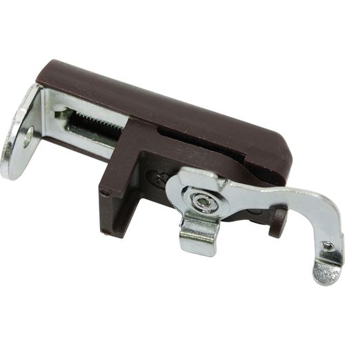 Sichtschutzbefestigung GARDINIA "Klemmträger (2-tlg), Zubehör mit 25 mm Oberschienen, ohne Bohren" Gr. 1, braun, Blacklist, Metall, Sichtschutzbefestigungen, Sichtschutzbefestigung, zur Jalousie für die Montage auf dem Fensterflügel (von ca. 6-30 mm)