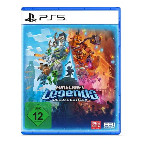MINECRAFT Spielesoftware "Minecraft Legends - Deluxe Edition", bunt (ohne farbbezeichnung), PlayStation 5, Spielesoftware, Spielesoftware